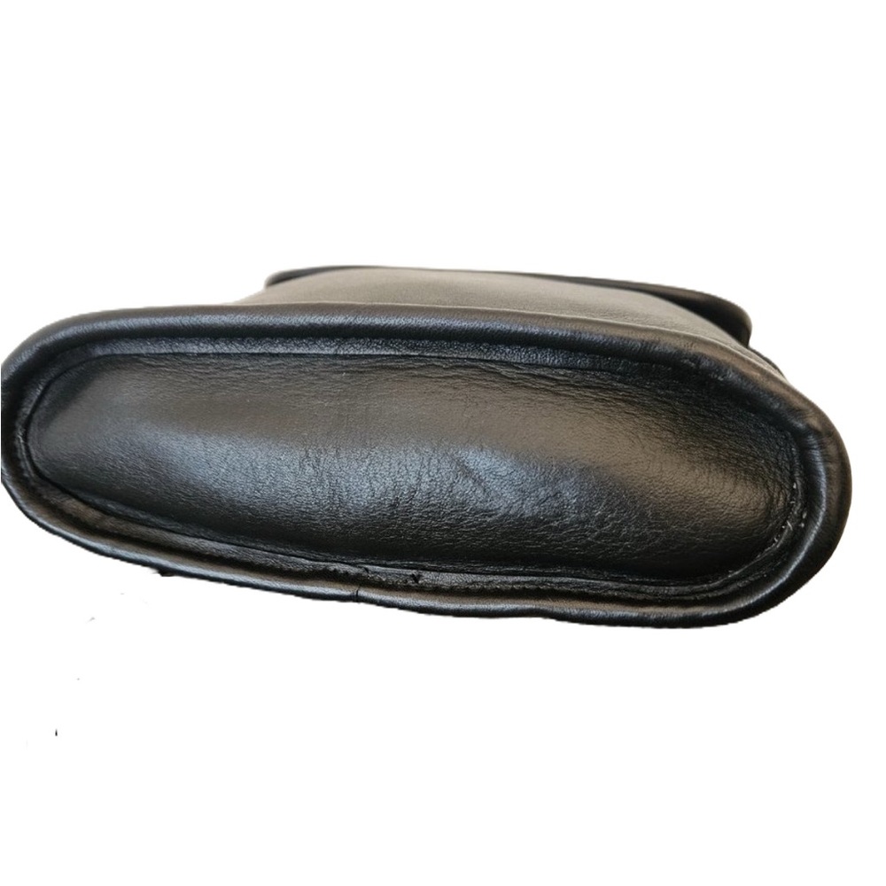 😊SOLD😊 Coach Vintage Tango Flap Black Leather with Nickel Hardware - Picture 9 of 13